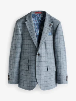 Check Slim Fit Suit Blazer<Joules Hot