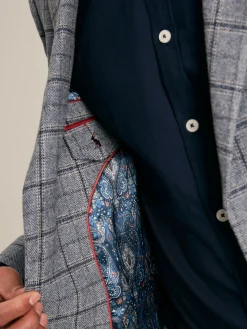 Check Slim Fit Suit Blazer<Joules Hot