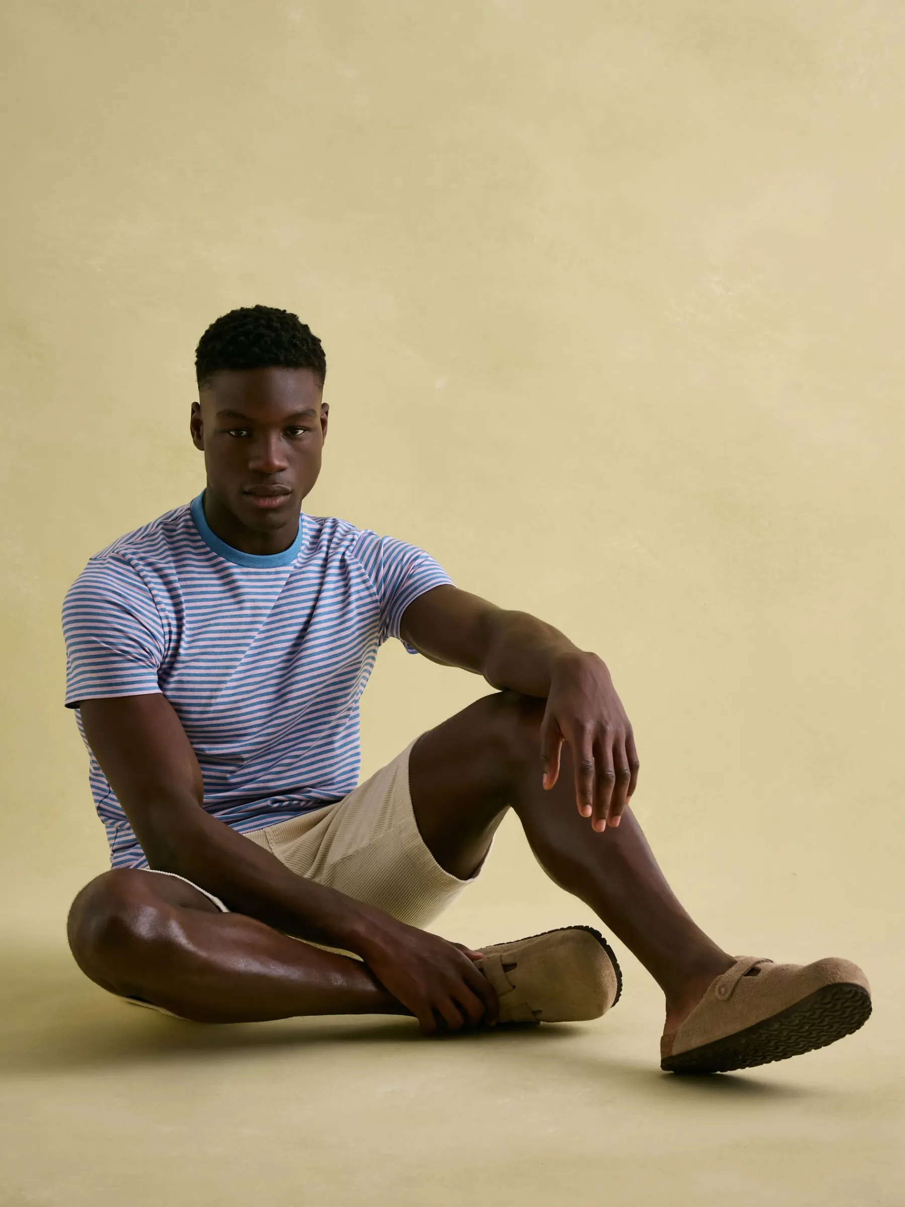 Boathouse Pink Stripe Jersey Crew Neck T-Shirt<Joules Hot