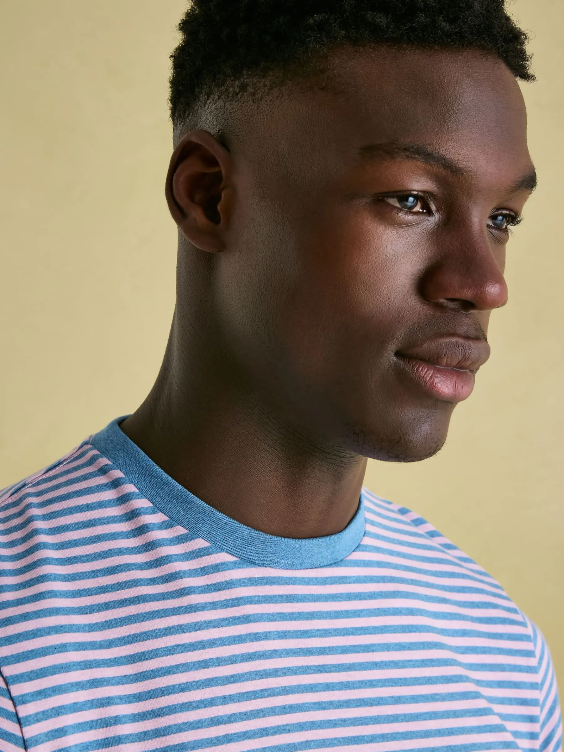 Boathouse Pink Stripe Jersey Crew Neck T-Shirt<Joules Hot