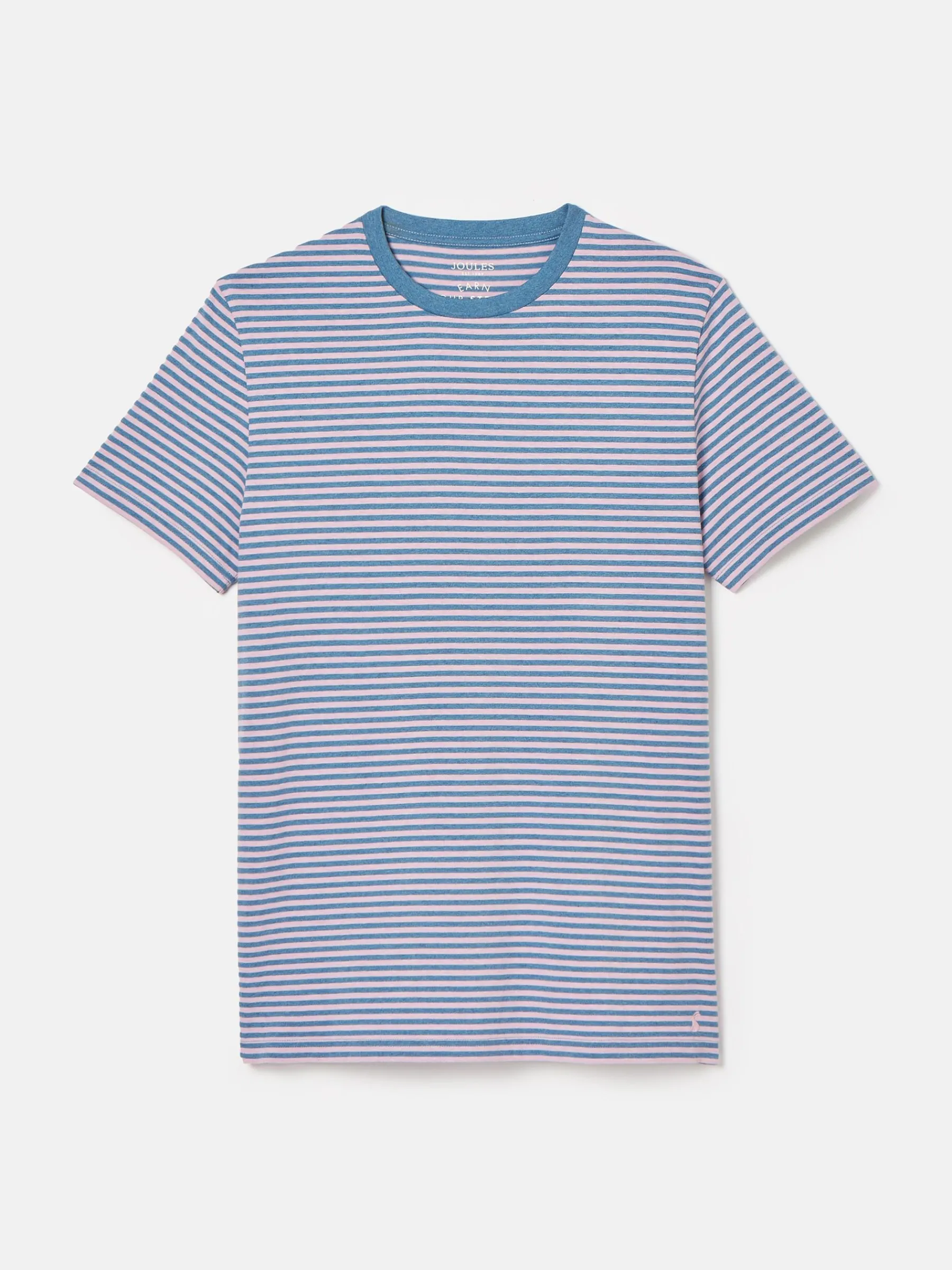 Boathouse Pink Stripe Jersey Crew Neck T-Shirt<Joules Hot