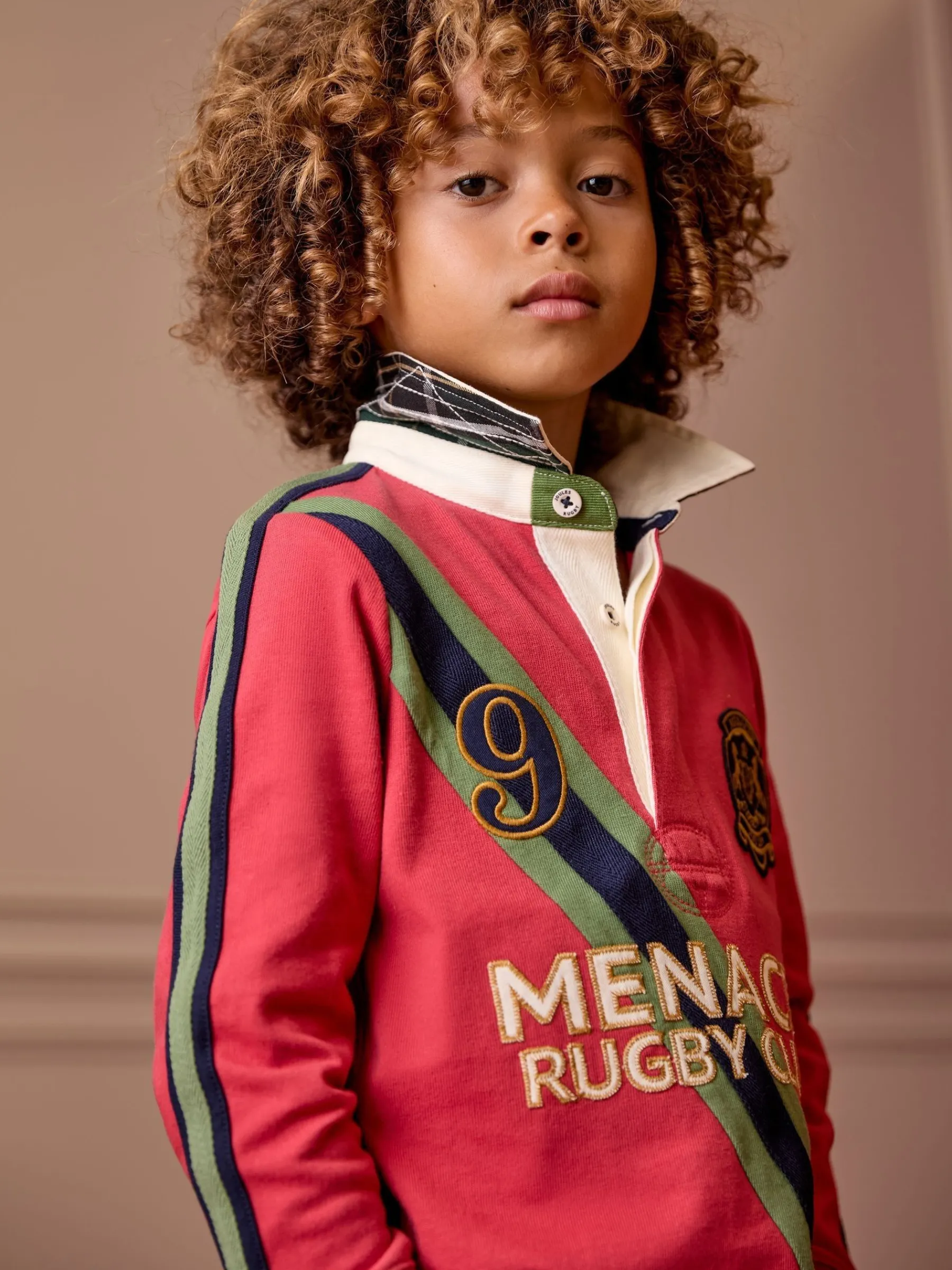 Boys' Tournament Rugby Shirt<Joules