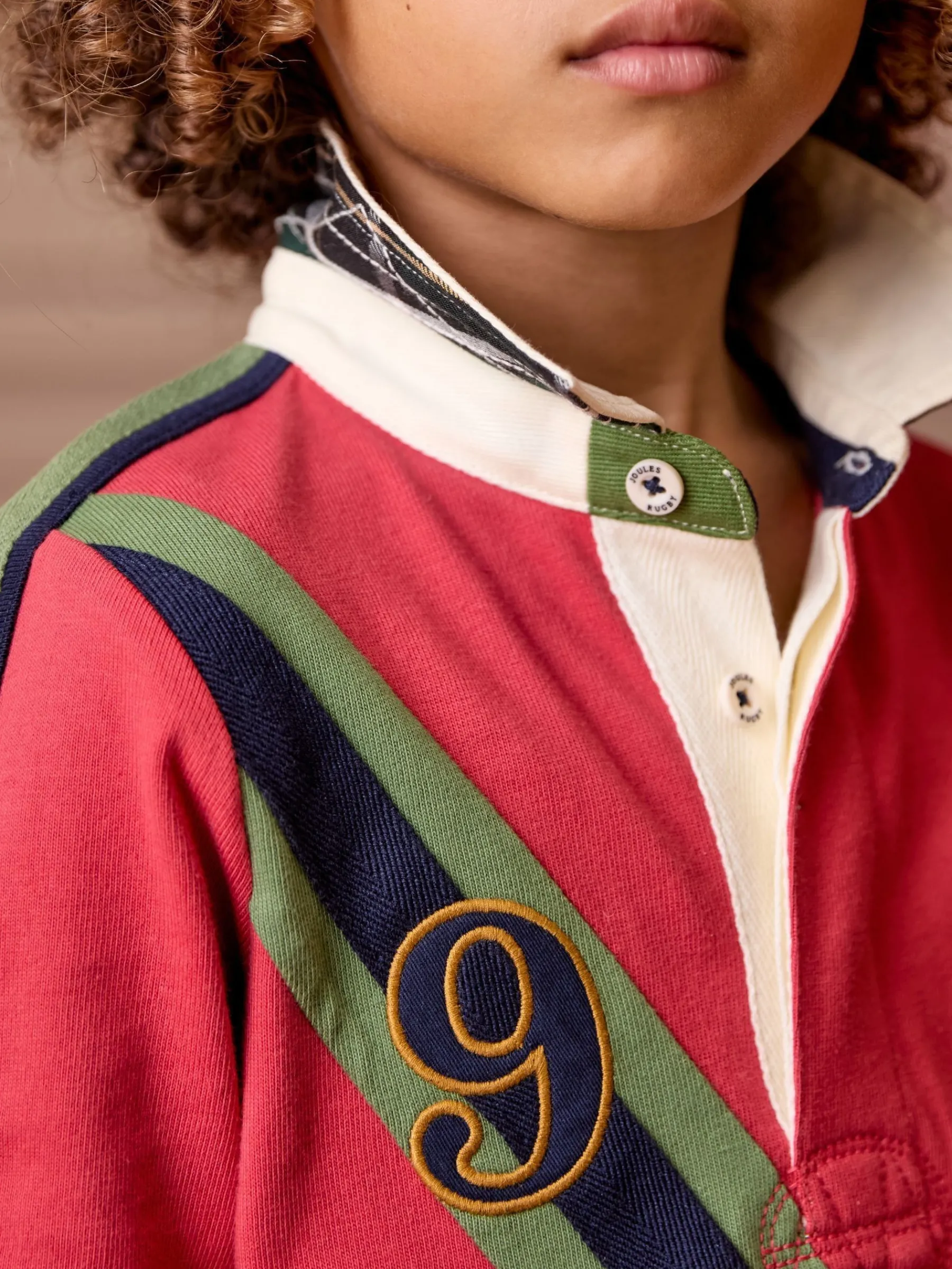 Boys' Tournament Rugby Shirt<Joules