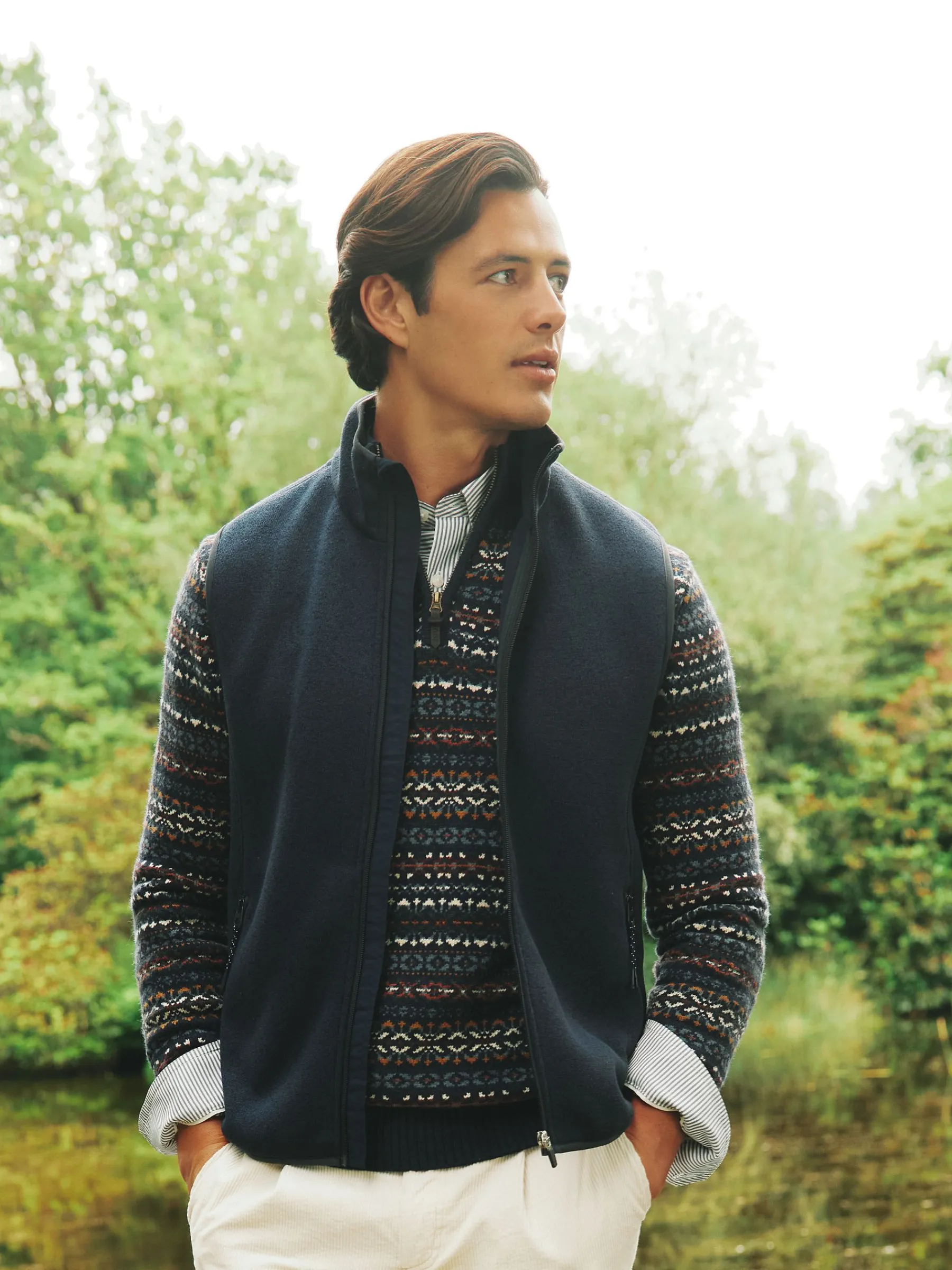 Broughton Fleece Gilet<Joules