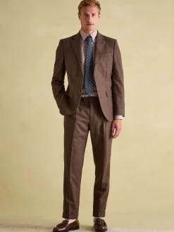 Slim Fit Texture Suit Trousers<Joules