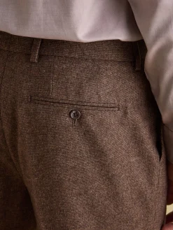 Slim Fit Texture Suit Trousers<Joules