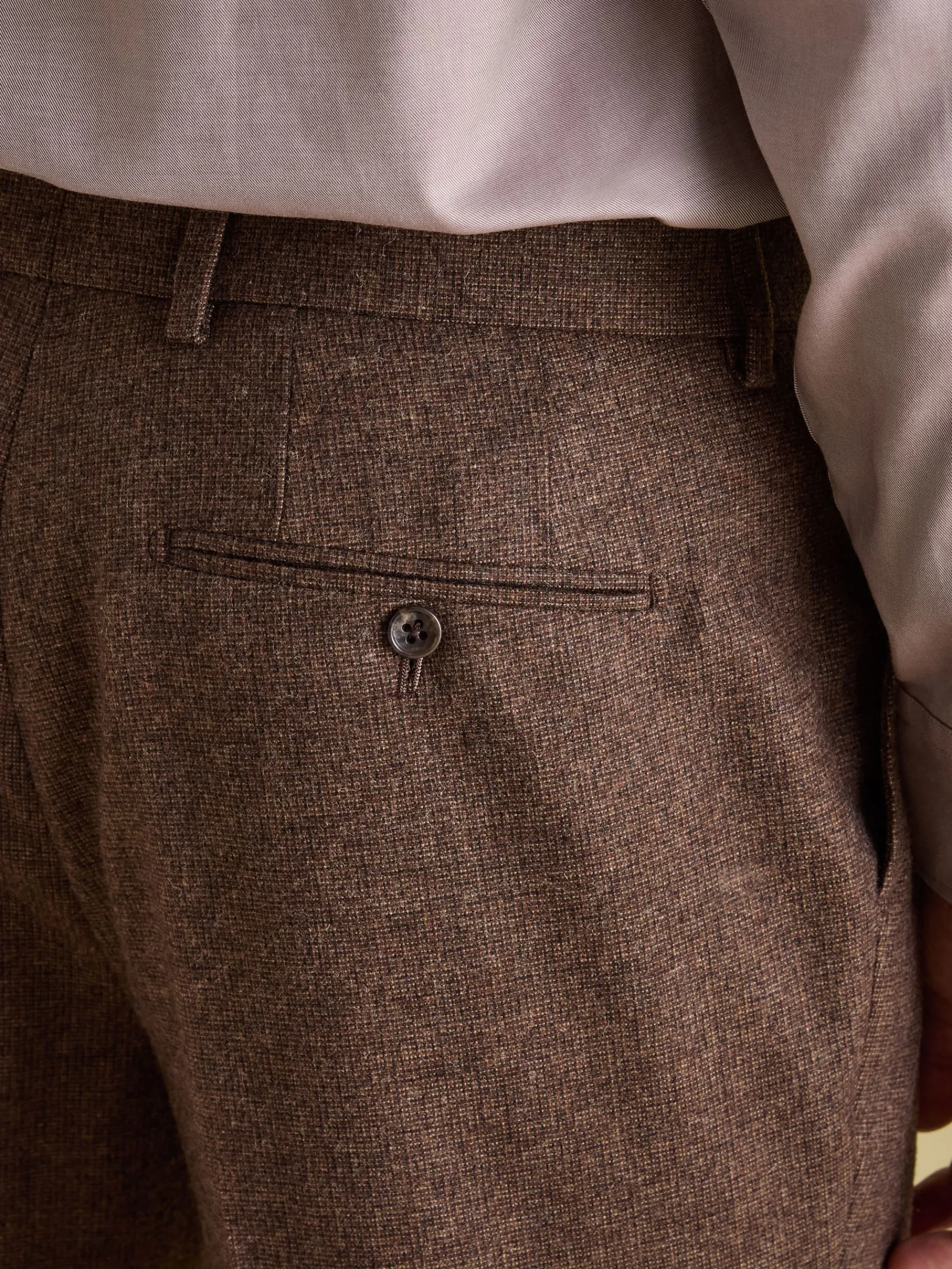 Slim Fit Texture Suit Trousers<Joules