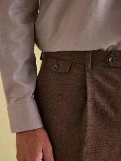 Slim Fit Texture Suit Trousers<Joules