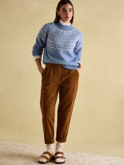 Charlotte Crew Neck Fair Isle Jumper<Joules Outlet
