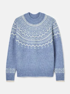 Charlotte Crew Neck Fair Isle Jumper<Joules Outlet