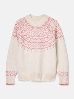 Charlotte Crew Neck Fair Isle Jumper<Joules Sale