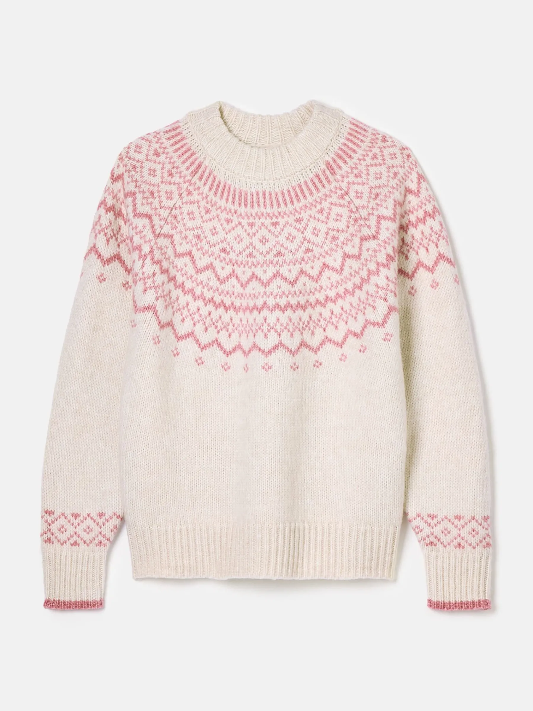 Charlotte Crew Neck Fair Isle Jumper<Joules Sale