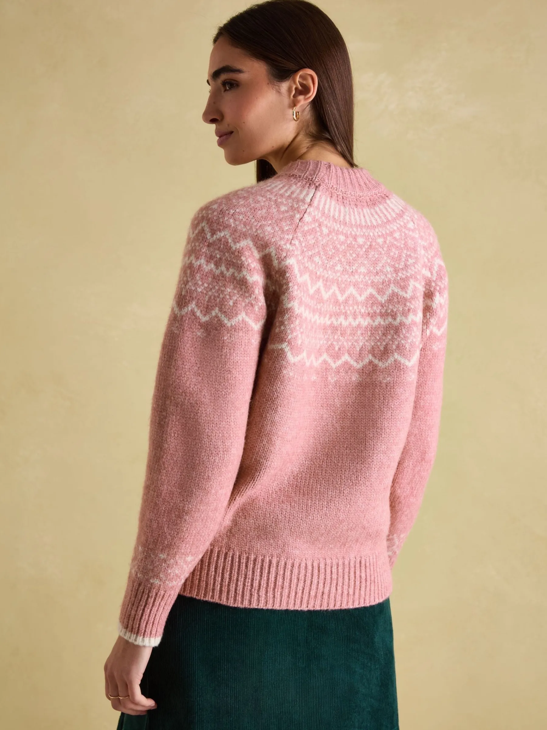 Charlotte Crew Neck Fair Isle Jumper<Joules Online