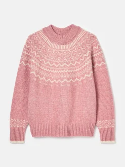 Charlotte Crew Neck Fair Isle Jumper<Joules Online