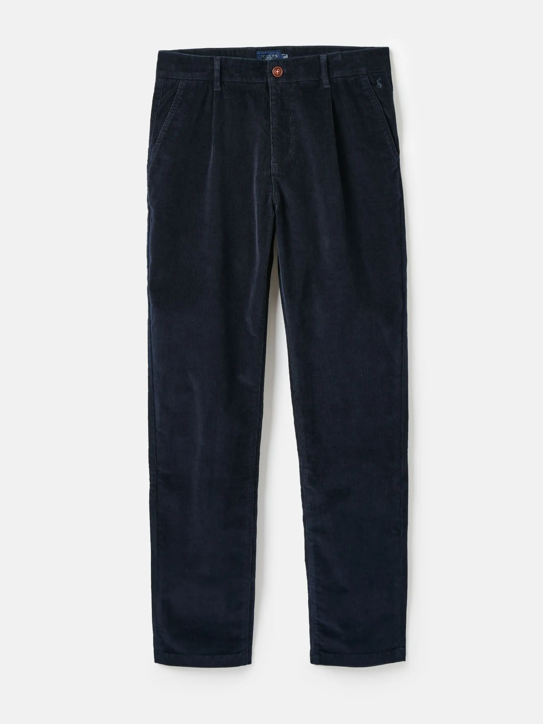 Cord Navy Blue Straight Leg Corduroy Trousers<Joules Hot