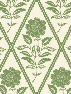 Juliette Floral Print 10M Wallpaper<Joules Clearance