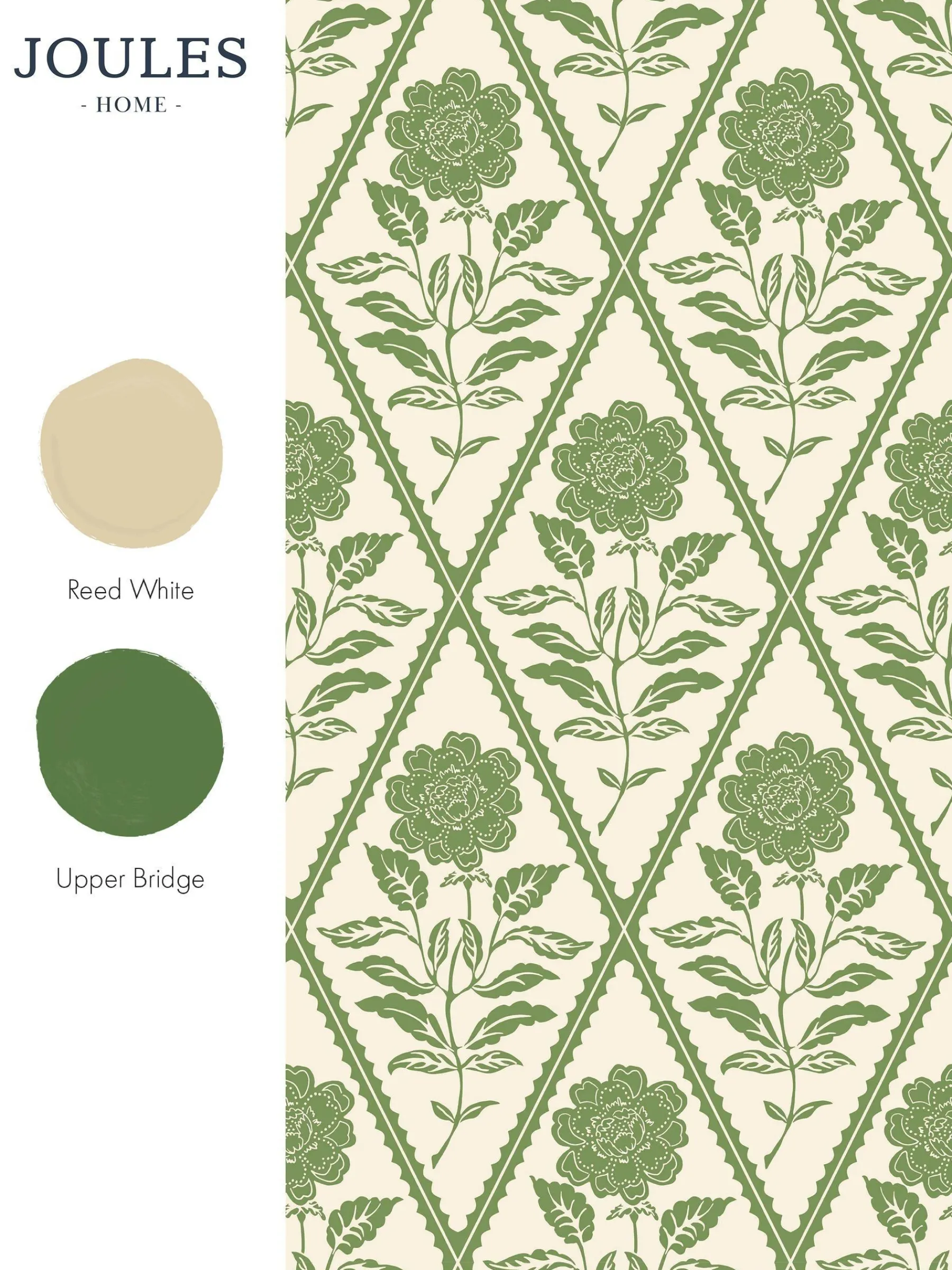 Juliette Floral Print 10M Wallpaper<Joules Clearance