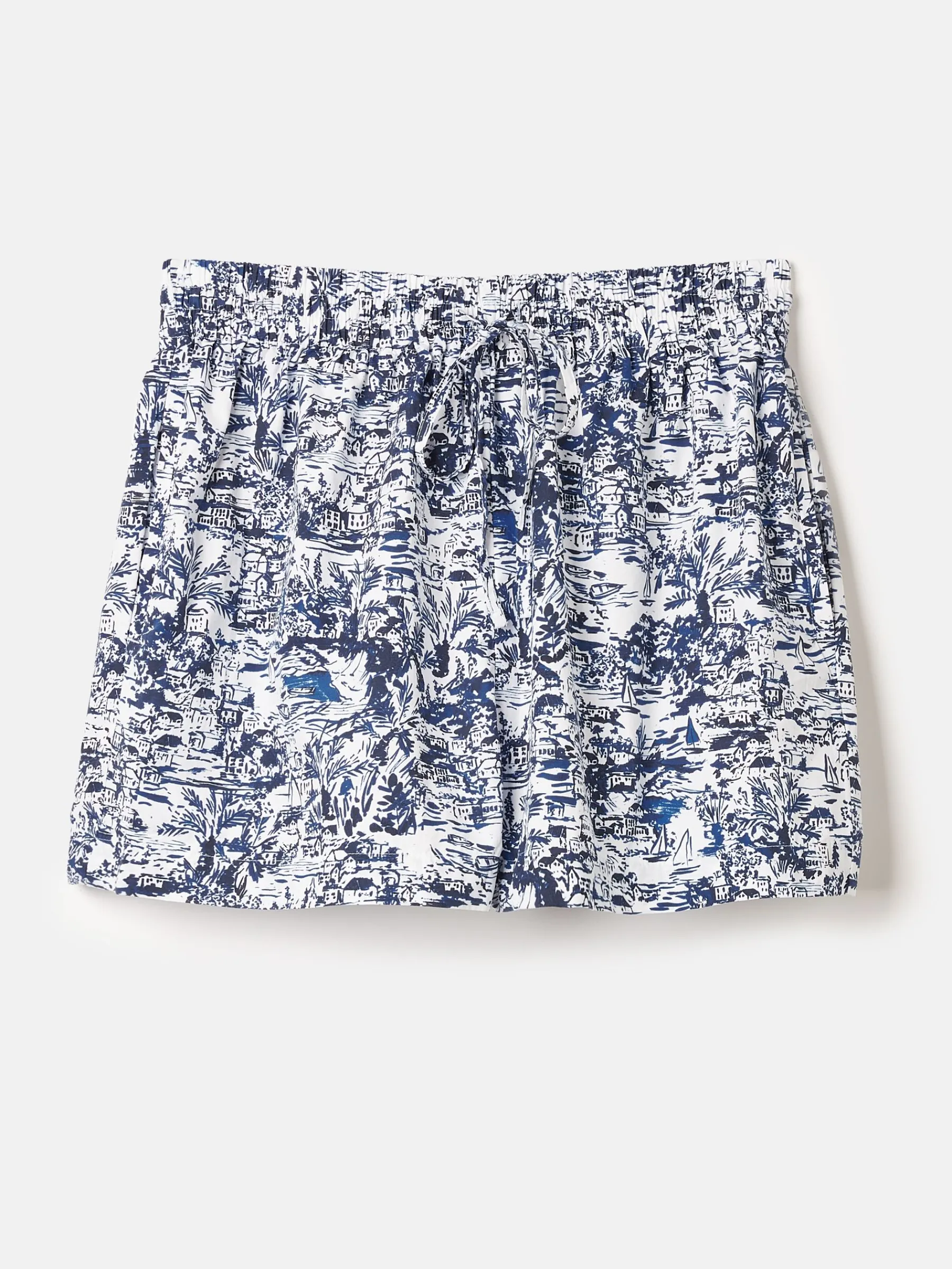 Cynthia Blue on White Shorts<Joules New