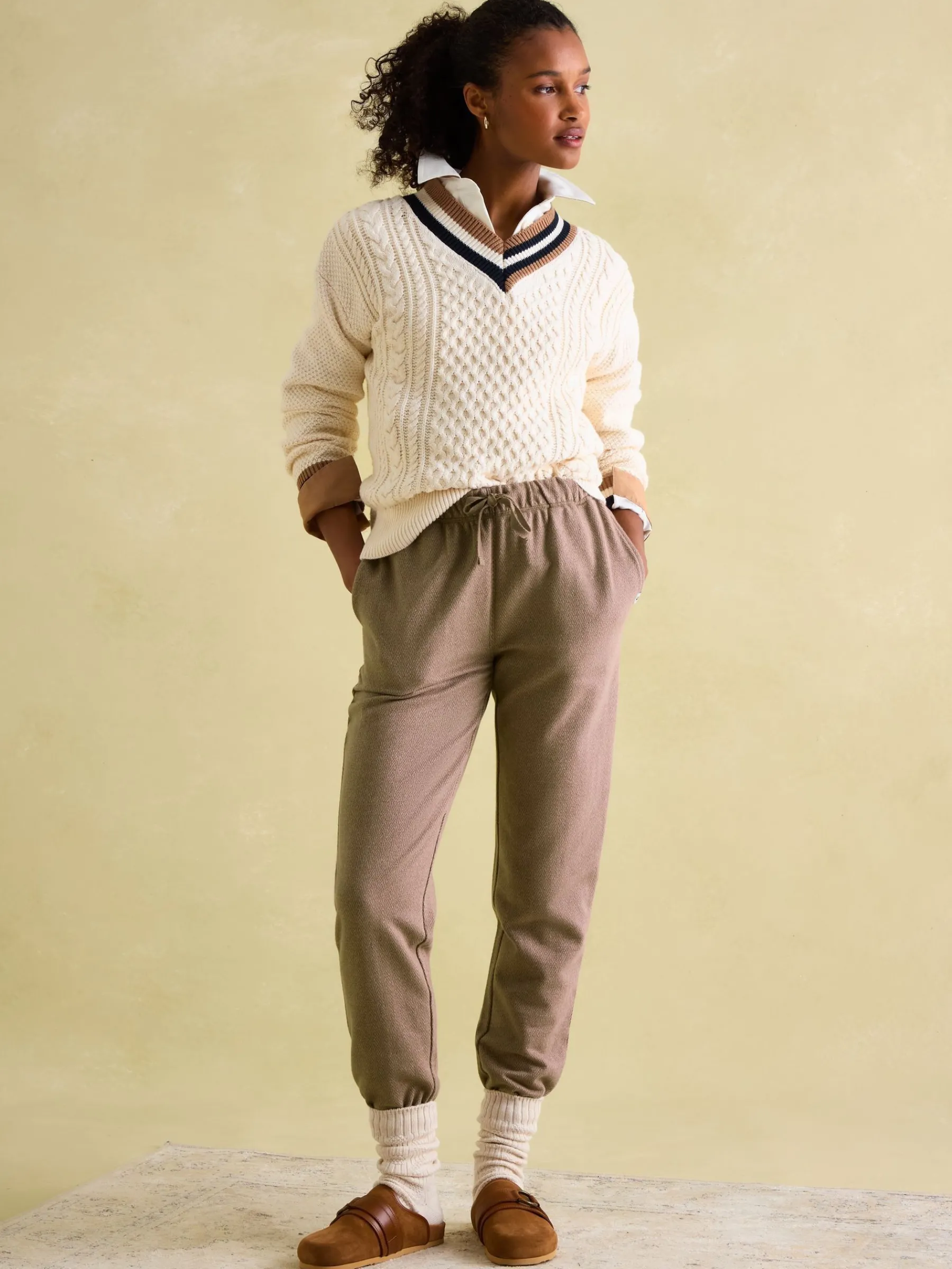 Dawson Cable Knit Cricket Jumper<Joules Hot