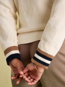 Dawson Cable Knit Cricket Jumper<Joules Hot