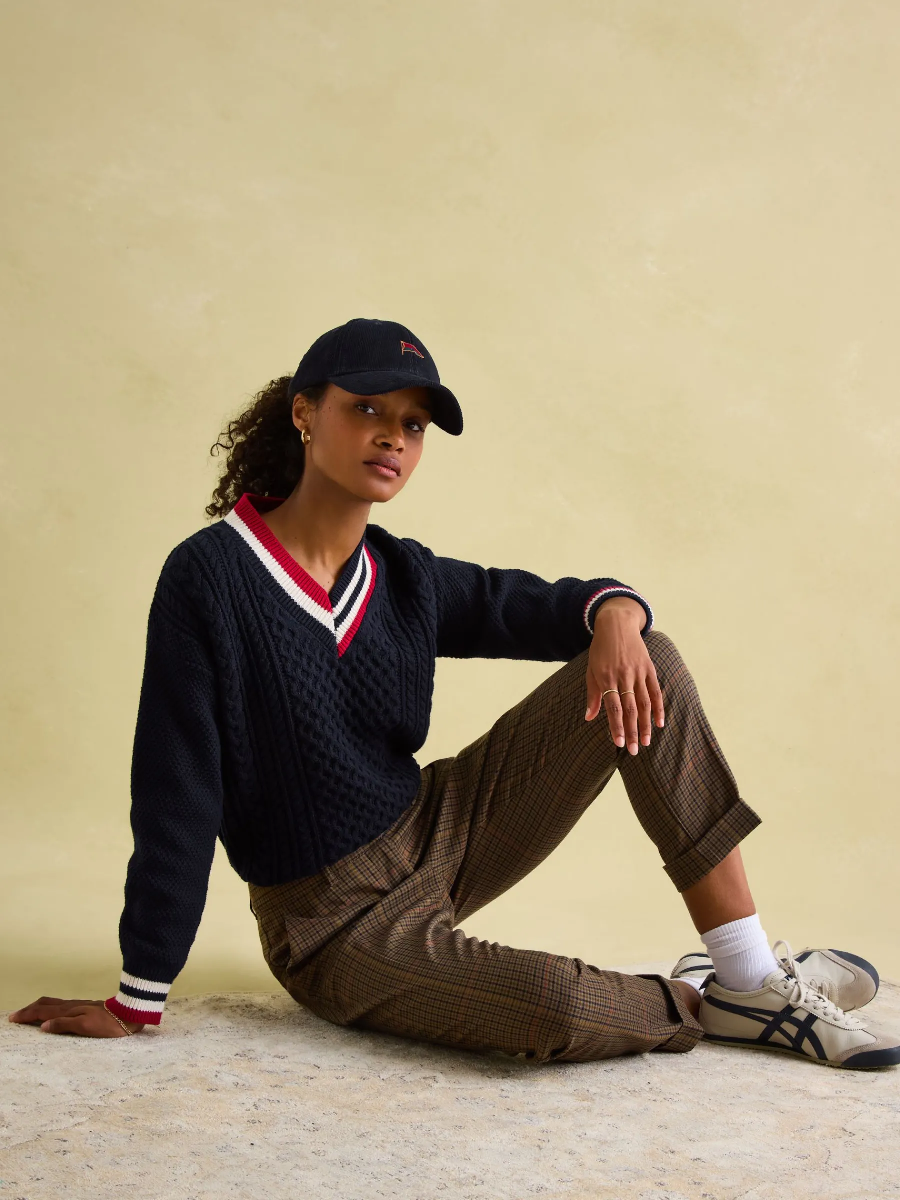 Dawson Cable Knit Cricket Jumper<Joules New