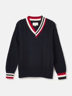 Dawson Cable Knit Cricket Jumper<Joules New