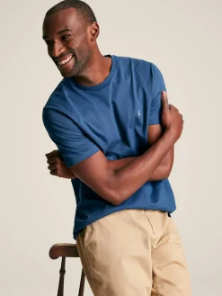Denton Plain Jersey Crew Neck T-Shirt<Joules Sale