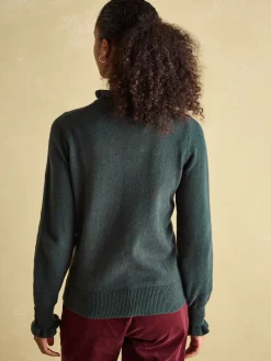 Edith Frill Neck Jumper<Joules