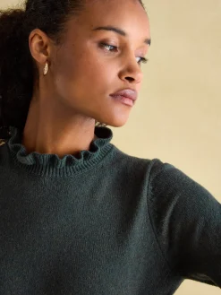 Edith Frill Neck Jumper<Joules