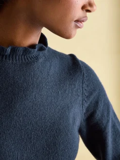 Edith Frill Neck Jumper<Joules