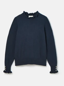 Edith Frill Neck Jumper<Joules