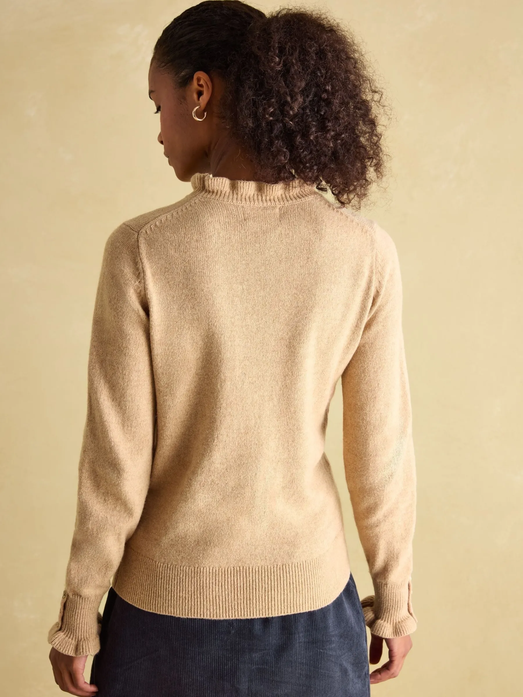 Edith Frill Neck Jumper<Joules Discount