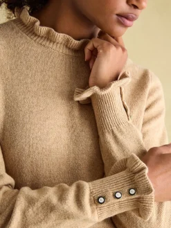 Edith Frill Neck Jumper<Joules Discount