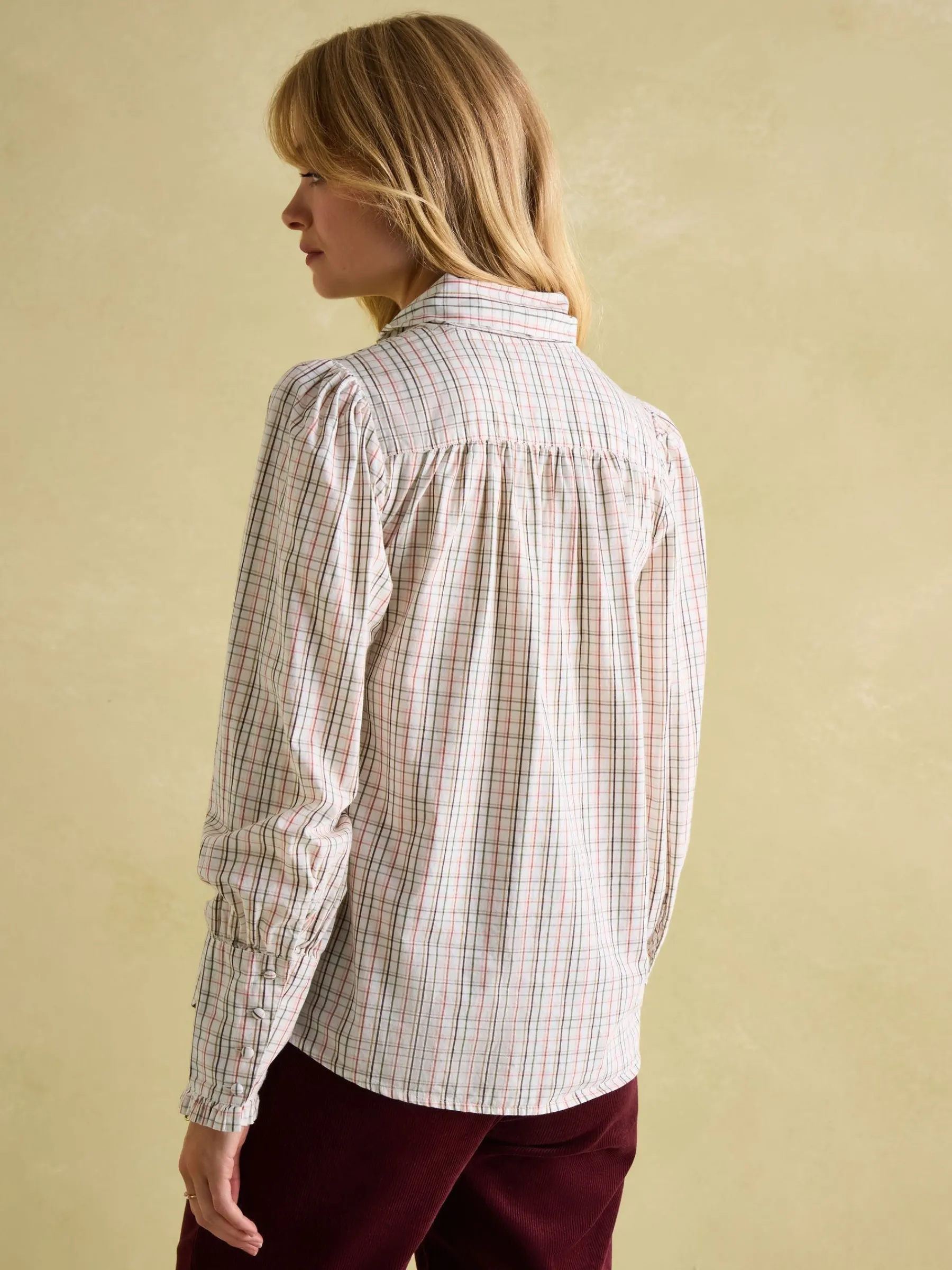 Everly Tie Neck Blouse<Joules Clearance