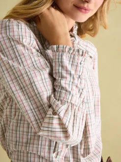 Everly Tie Neck Blouse<Joules Clearance