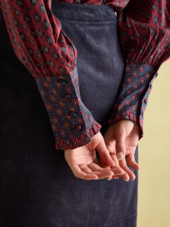 Everly Tie Neck Blouse<Joules Outlet