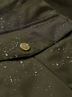 Fairford Khaki Green Waterproof Raincoat with Hood<Joules Discount