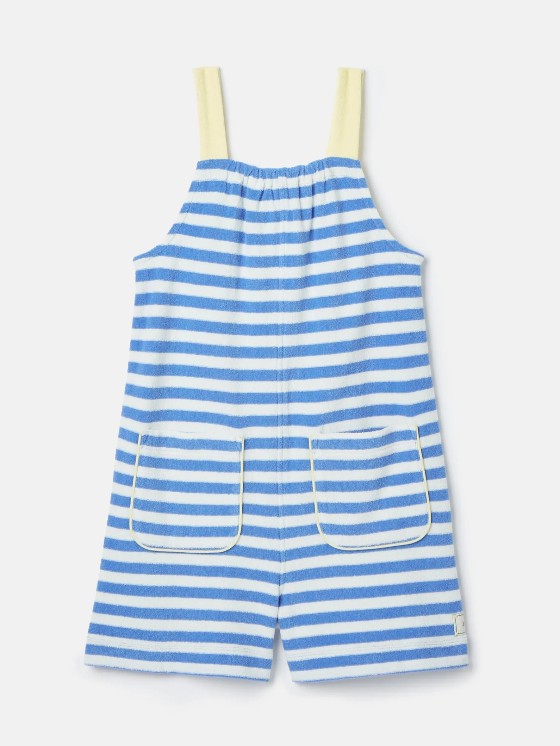 Girls' By The Sea Striped Towelling Playsuit<Joules Hot