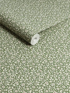 Ditsy Floral Print 10M Wallpaper<Joules Sale