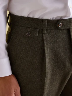 Slim Fit Texture Suit Trousers<Joules