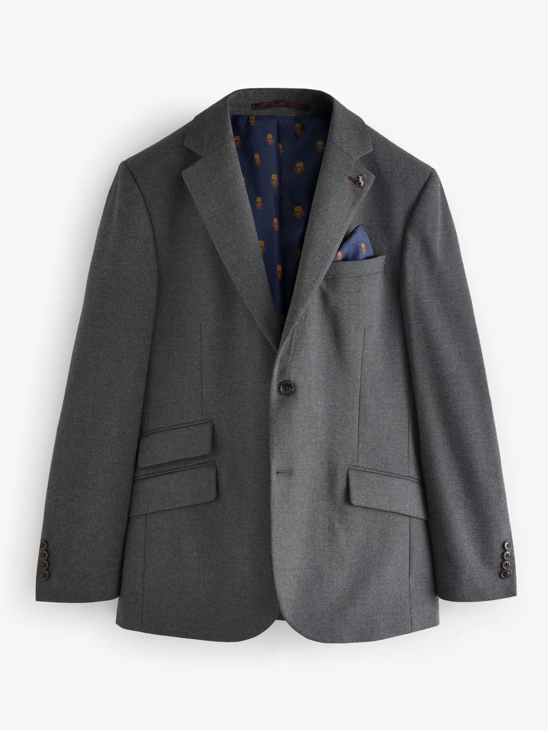 Slim Fit Flannel Suit Jacket<Joules Sale