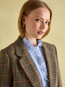 Hackmore Relaxed Fit Wool Blend Tweed Blazer<Joules New