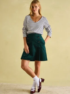 Harbour V-Neck Jersey Top<Joules Online