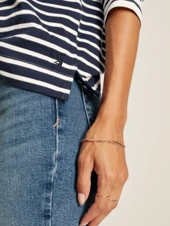 Harbour Navy Hotchpotch Long Sleeve Breton Top<Joules Sale