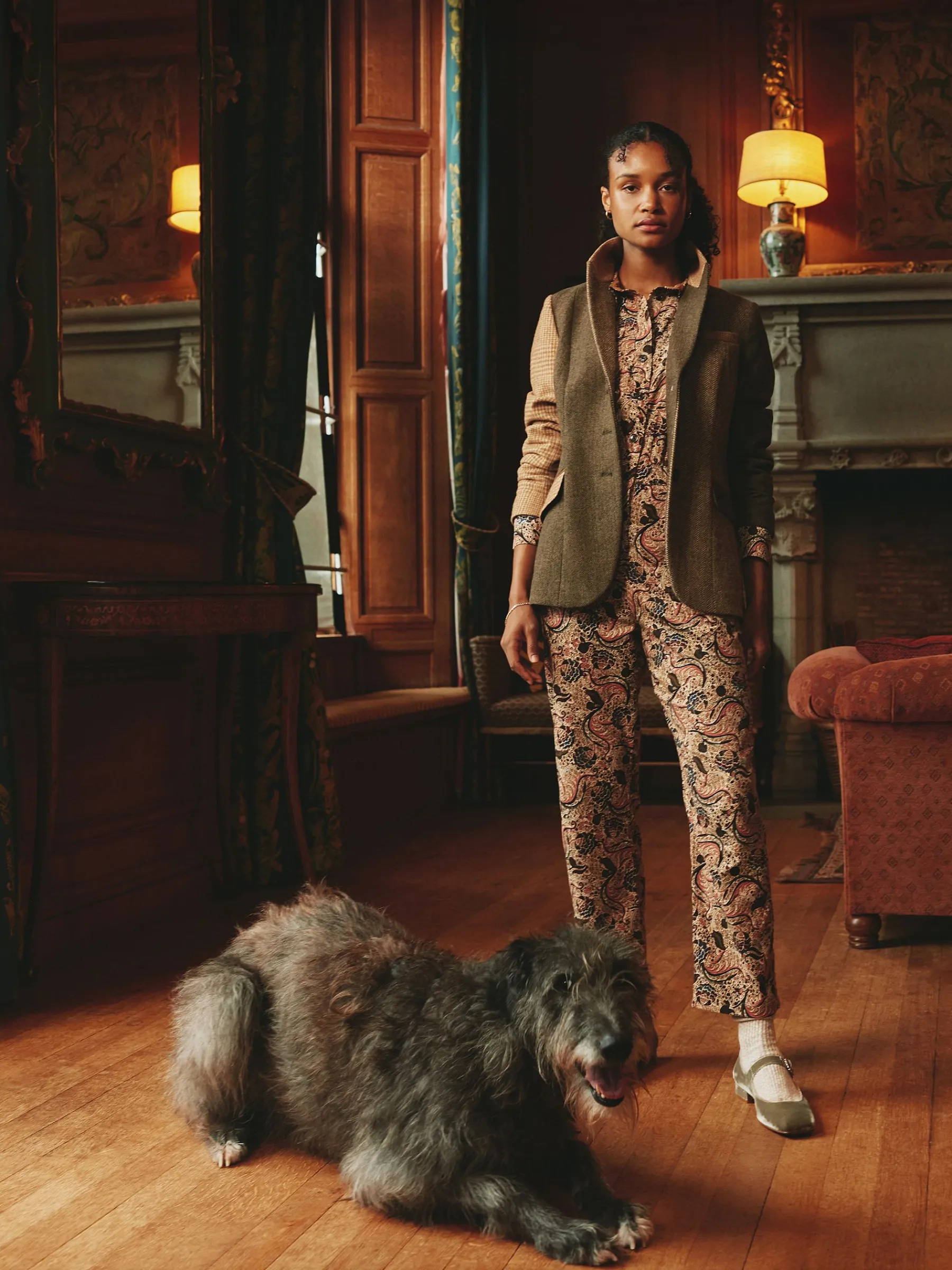 Harlow Hotchpotch Tweed Blazer<Joules Online