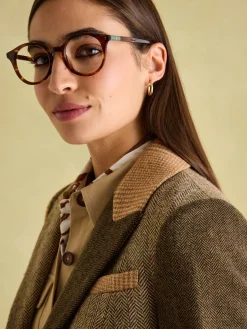 Harlow Hotchpotch Tweed Blazer<Joules Online
