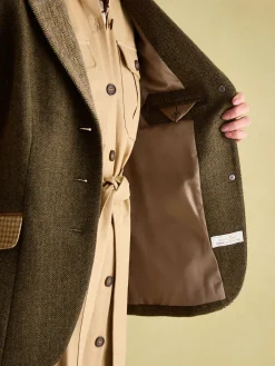 Harlow Hotchpotch Tweed Blazer<Joules Online