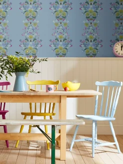 Haze Blue Perfect Pollinators 10M Wallpaper<Joules Online