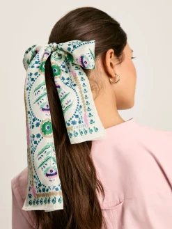 Highgrove Skinny Printed Silk Scarf<Joules Sale