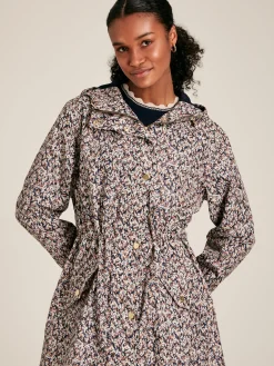 Holkham Ditsy Floral Waterproof Packable Raincoat With Hood<Joules